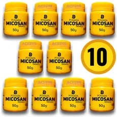 kit 6, ou 10 Micosan Pomada 50gr ORIGINAL - Trata Coceira - Ação Clareadora - Trata Doenças de PELE