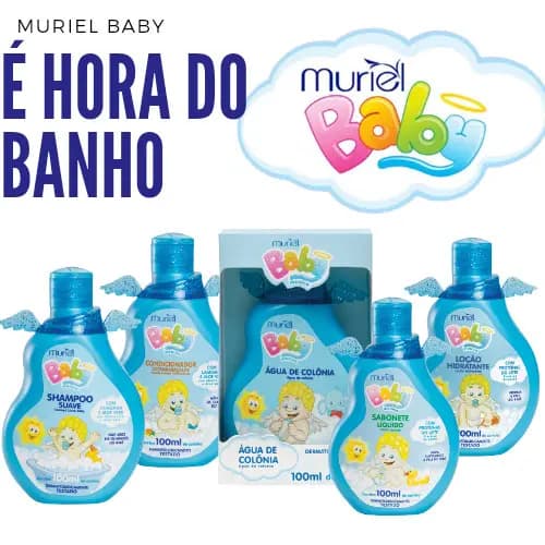 Kit Maternidade Para Bebê Infantil Menino Baby Muriel 100ml PRESENTE