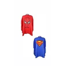 Kit 2 Capas Para Corte Infantil Super Homem E Homem Aranha Para Barbeiros & Cabeleireiros