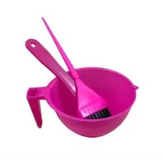 Kit Tintura de cabelo Cumbuca + Pincel para Coloração e Tintura de Cabelo para salão cabeleleiras