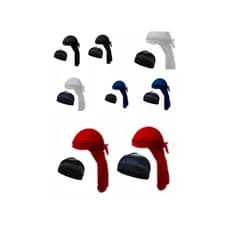 kit 1 Durag e 1 Wave Cap para penteados Waves Hip Hop Rap Trap