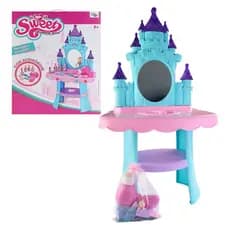 Salão de Beleza Princesa Penteadeira Infantil com Acessórios