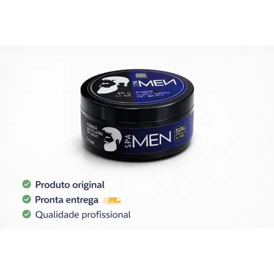 PAGUE 2 LEVE 3 Pomadas Dry Match Modeladora com Spa Men 50g -Define Cachos, Efeito Seco, Modela Fixação Profissional