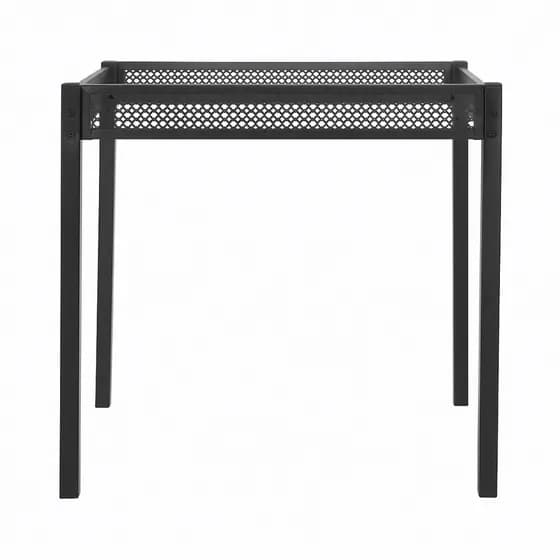 Base para Mesa Quadrada Decorlidi Pé Perna Aço Preta