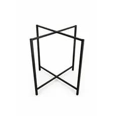 Base Pé de Mesa Aço Estrela Preta Reforçada Alta Resistência Suporta até 50kg
