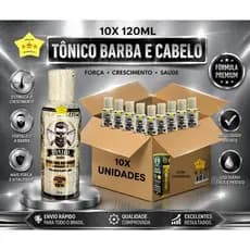Kit 10x D'Lust Tonico Cabelo Barba com caixinhas