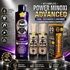 Kit Shampoo Power 250ml e 2x Tonico D'Lust Powerminoxi