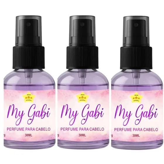 Kit 3x Perfume Cabelo Capilar Feminino Fragrância Excelente