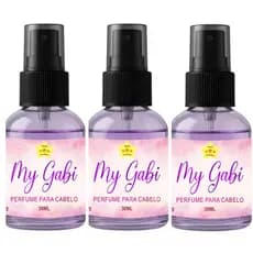 Kit 3x Perfume Cabelo Capilar Feminino Fragrância Excelente