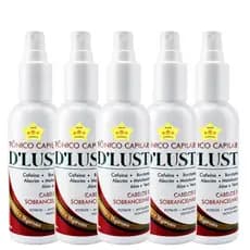 Kit contém 5 Tônico Capilar Antiqueda Poderoso Feminino Cabelo Crescimento Capilar 120ml