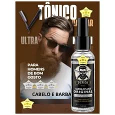 Tonico Ultra para Cabelo e Barba 120ml Spray Fácil aplicação D'Lust Cosméticos
