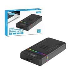 Case Gaveta HD Externo Desktop Usb 3.0 / 2.0 Sata 2,5" ou 3,5" Portátil Hdd 16TB RGB
