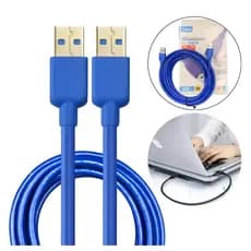 Cabo USB 3.0 Macho x Macho, 2 metros Alta Velocidade 5Gbps