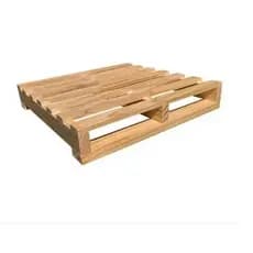Pallet De Madeira Cru 50x50 cm Estrado Palete Pinus Novo Multiuso Base Suporte Vaso Carga 100kg