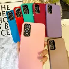 Capa de silicone para Samsung NOTE20 NOTE 20 ULTRA S20FE S21FE S23 FE 5G S22 ULTRA 4G Premium Velvet