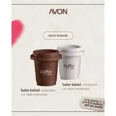 Balm Labial Avon Coleção Coffee Date 5g | Cor Expresso ou Caramelo