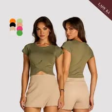 Short Saia Feminina Alfaiataria Premium