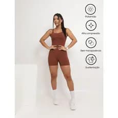 Macaquinho Fitness Blackout Alcinha Slim Sem Transparência Academia Poliamida