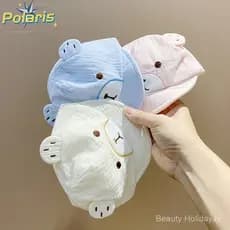 Desenho Animado Ursinho De Pelúcia Baby Baseball Boné De Verão Proteção Solar Ao Ar Livre Chapéu De Sol Infantil