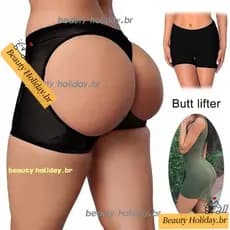 Plus Size Calcinha Grande Bumbum Elevador Curto Curly Modelagem Belt Aumenta Hip Calcinha Com Butt Filling Seamless Mulh