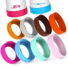 6.5/7/7.5/8cm/8.5cm Silicone Coaster Garrafa de Água Protetora Caso