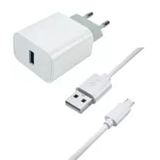 Carregador Turbo Micro Usb V8 Compatível com Xiaomi MiA2 Lite Redmi 6 Redmi 12C Note 6Pro Redmi 7A