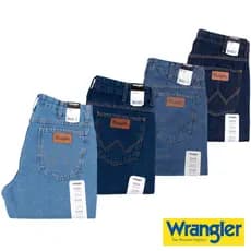 Calça Jeans Country Wrangler Texas 100% Algodão Masculina Tradicional