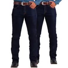 Kit 2 Calças Jeans Tassa Algodão Elastano Country Cowboy Cut