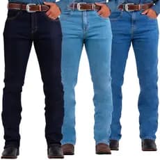 Calça Jeans Tassa Algodão Elastano Country Masculina Cowboy Cut