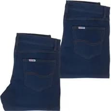 Kit 2 Calças Masculinas USTOP Jeans Reta Confortável Importada Original