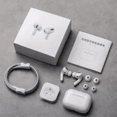Fone De Ouvido Bluetooth sem Fio Airpods Pro5/6 Branco Cancelamento Ruído Passivo