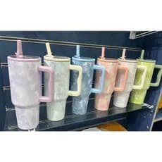 Copo Térmica Garrafa Camuflar Com Tampa E Ganudo 1200ml