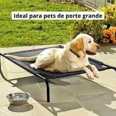 Cama Elevada Portátil Respirável E Confortável Para Pets Cães Gatos