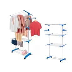 Varal De Chão Roupa Calcinha Grade 3 Andares Dobrável Portátil Casa Utilidade Decoração Organização