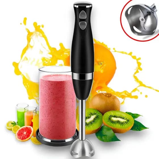 Mixer Batedor Misturador Mixer Elétrico Para Bebidas Leite Café Clara de Ovos Liquidificador de Mão Aço Inox 110v