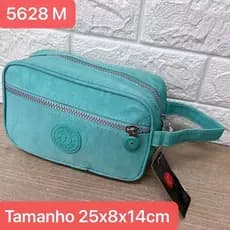 Necessaire Bolsa De Mão Masculino Feminina Bag Multiuso 2 Divisórias necesser para Viagem Trabalho