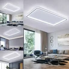 Luminária De LED Retangular Painel De Sobrepor 40W/48W Bivolt Plafon De Teto Escritório Consultório Pronta Entrega