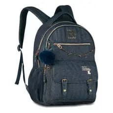 Mochila Rebecca Bonbon Original Azul-escuro Liso Escolar