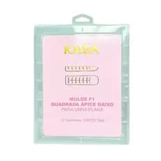 Molde F1 Quadrada Ápice Baixo - Kaisa - Para Unha Plana 100 Pcs