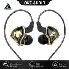 Fones De Ouvido HIFI Dinâmicos Qkz Ak6 Ares 1DD Com Redução De Ruído