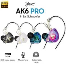 Fones de Ouvido AK6 Pro Originais com Graves Dinâmicos, Cancelamento de Ruído e Microfone para Esportes