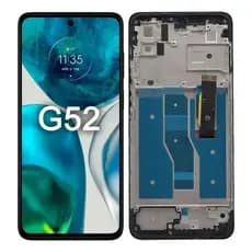 Tela LCD Compatível Moto G52 XT2221 Com Aro Pronta Instalação