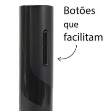 Abridor De Vinho Automático Saca Rolha Elétrico Automático Corta Lacre Pilhas Aa Recarregável