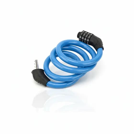 Cadeado Espiral com Combinação Numérica para Bicicleta Uso Urbano Diário com Cabo Flexível Revestido Wassay