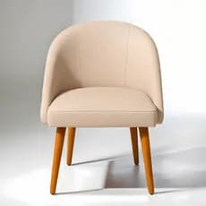 Cadeira Lua Para Mesa De Jantar - Cadeira Poltrona Decorativa Para Penteadeira E Sala De Jantar