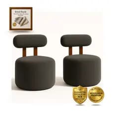 Kit 2 Poltrona Orgânica Chloe - Poltrona Para Decoração E Sala De Estar Recepção - Poltrona Boucle