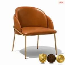 Cadeira Aurora Para Mesa De Jantar E Recepção Em Courissimo Luxuoso
