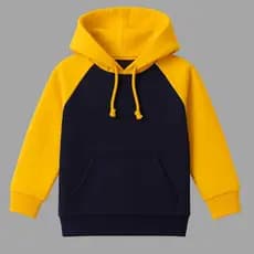 Agasalho Infantil Blusa de Frio Canguru  Moletom Premium Com Capuz Flanelado 100% Algodão Bicolor
