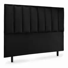 Cabeceira Estofada Com Pé De Cama Casal Queen King Solteiro Box Modelo Carla