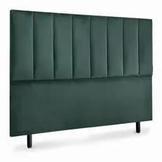 Cabeceira De Cama Casal Queen King Size Solteiro Base Box Estofada Suede Moderna Elegante Ripada